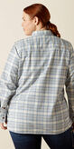 Rebar Flannel DuraStretch Work Shirt Back Plus